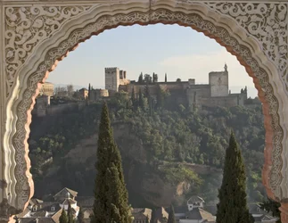 View across Albaicin to La Alhambra